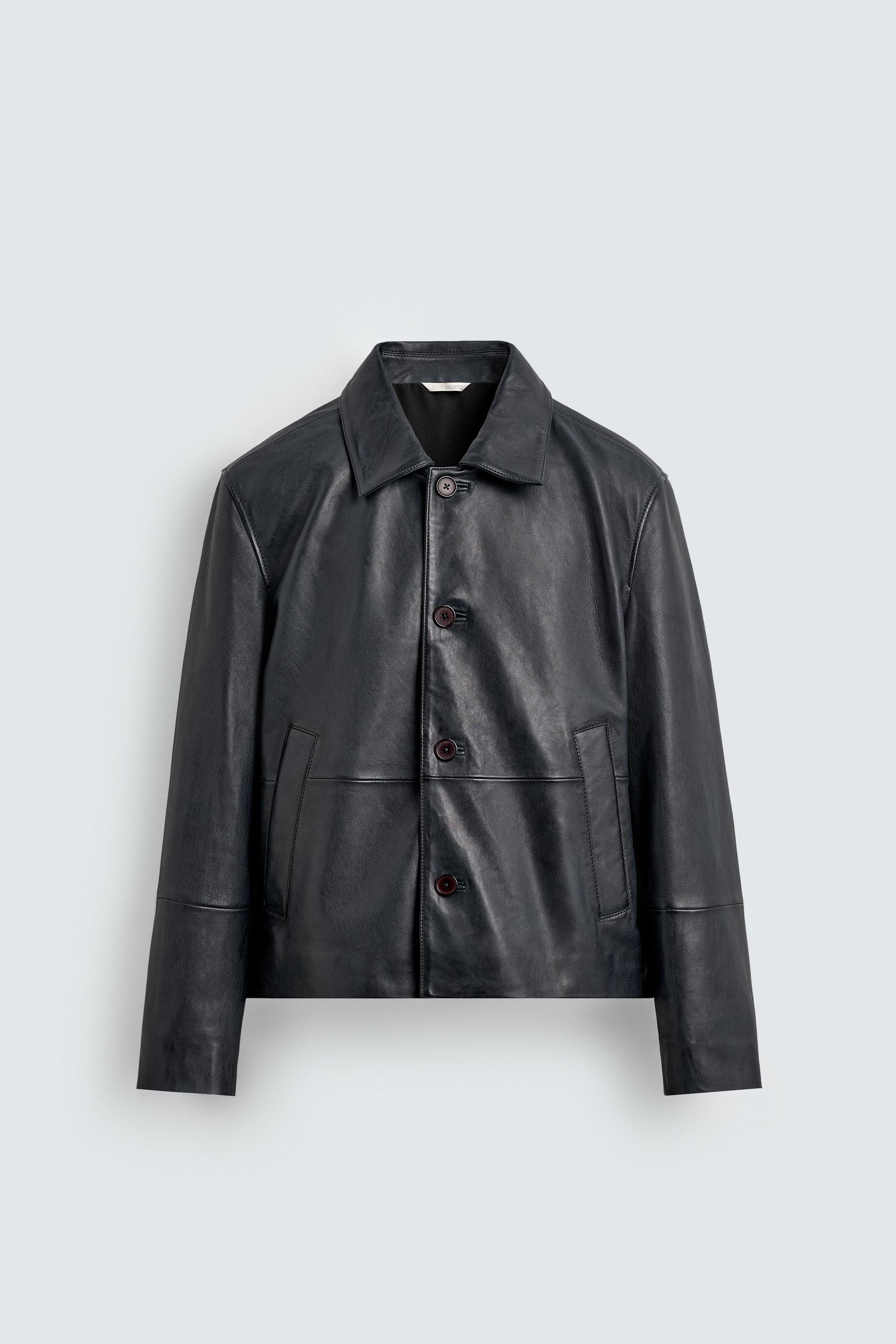 BOXY-FIT-LEDERJACKE | Zara DE