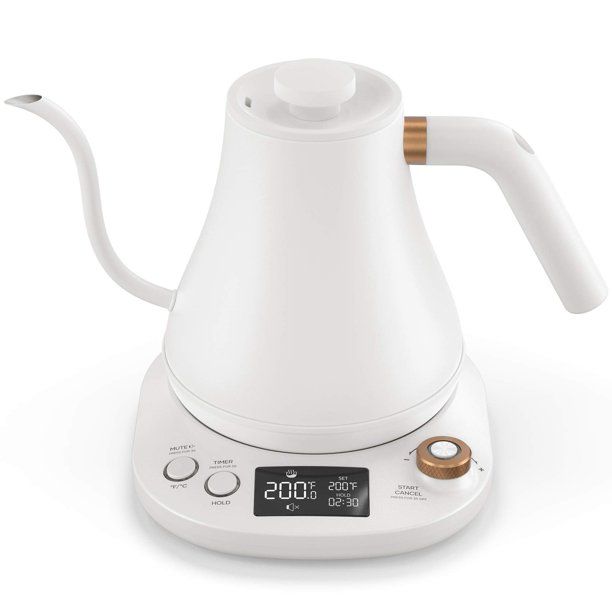 Willsence Electric Gooseneck Coffee Kettle with Temperature Control, 1200W Pour Over Electric Ket... | Walmart (US)