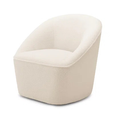 Boucle Swivel Sitting Relax Chair For Home - Soft And Cozy, Modern, Decorative Accent Fabric, Construction, Modern | Wayfair North America