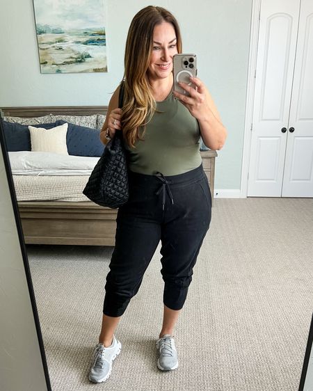 Casual Outfit from Lululemon

Fit tips: Lululemon tank tts, 12 // Scuba Jogger Sweatpants tts, 12

Fall outfit | fall fashion | curve style | midsize fashion | size large | sneakers | everyday style | casual 

#LTKcurves #LTKstyletip #LTKshoecrush