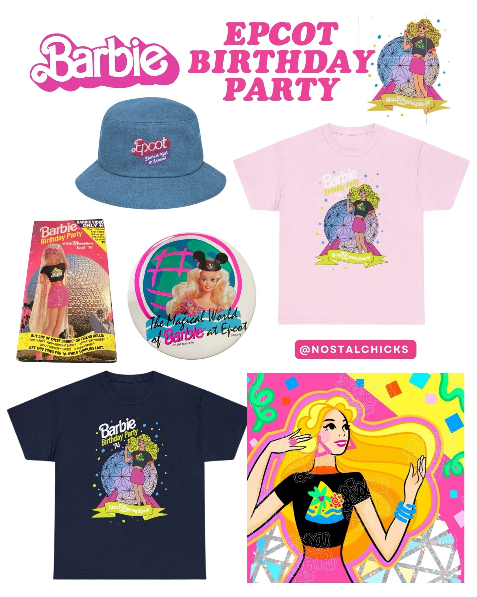 Barbie Epcot Birthday Party
#epcot #epcotbirthdayparty #nostalgia #disneystyle #nostalgic