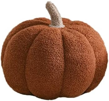 3D Pumpkin Throw Pillow Hugging, Fluffy Plush Stuffed Animal Toys, Pillow Sofa Cushion for Home D... | Amazon (US)