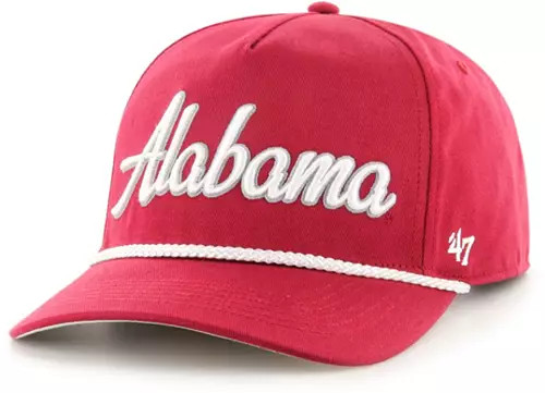 ‘47 Men's Alabama Crimson Tide Crimson Overhand Script Hitch Adjustable Hat | Dick's Sporting Goods