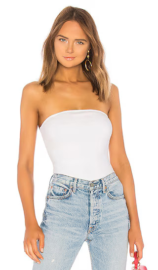 Ally Tube Bodysuit in White | Revolve Clothing (Global)