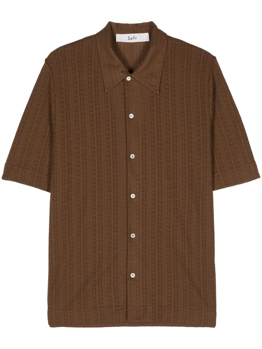 Séfr Suneham Knitted Shirt - Farfetch | Farfetch Global