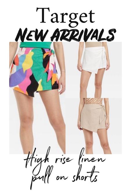 Target new arrivals high rise pull on shorts 

#LTKtravel #LTKstyletip #LTKunder50
