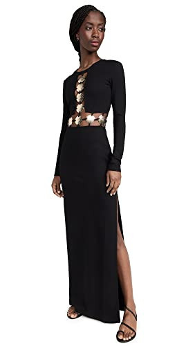 STAUD Women's Delphine Dress, Black, 14 | Amazon (US)