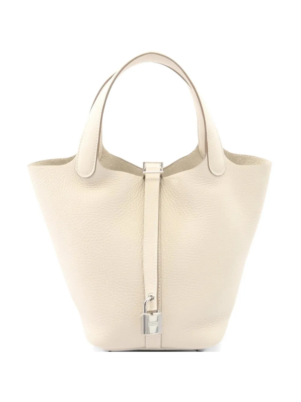 Hermès Pre-Owned 2025 Picotin Lock Clemence shoulder bag - Neutrals | Farfetch Global