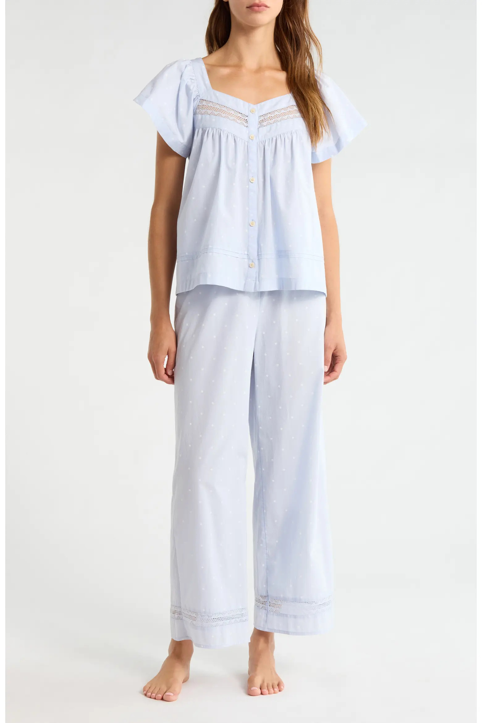 Gingham Cotton Pajamas (Women) | Nordstrom | Nordstrom