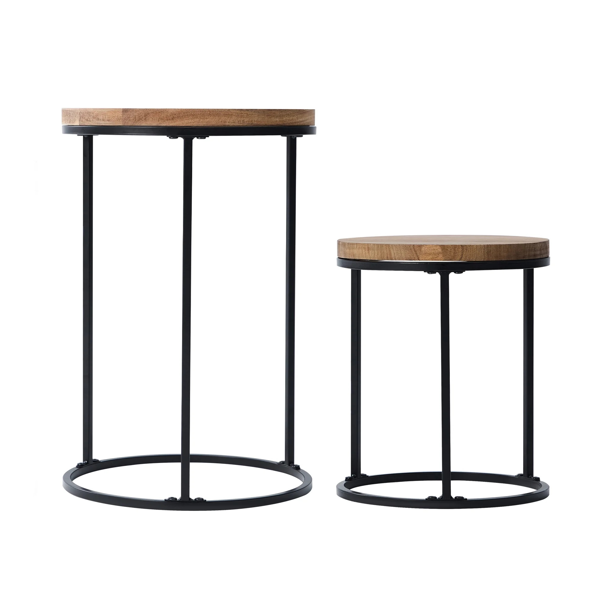 Better Homes & Gardens Acacia Top Plant Stand,2 Pack | Walmart (US)