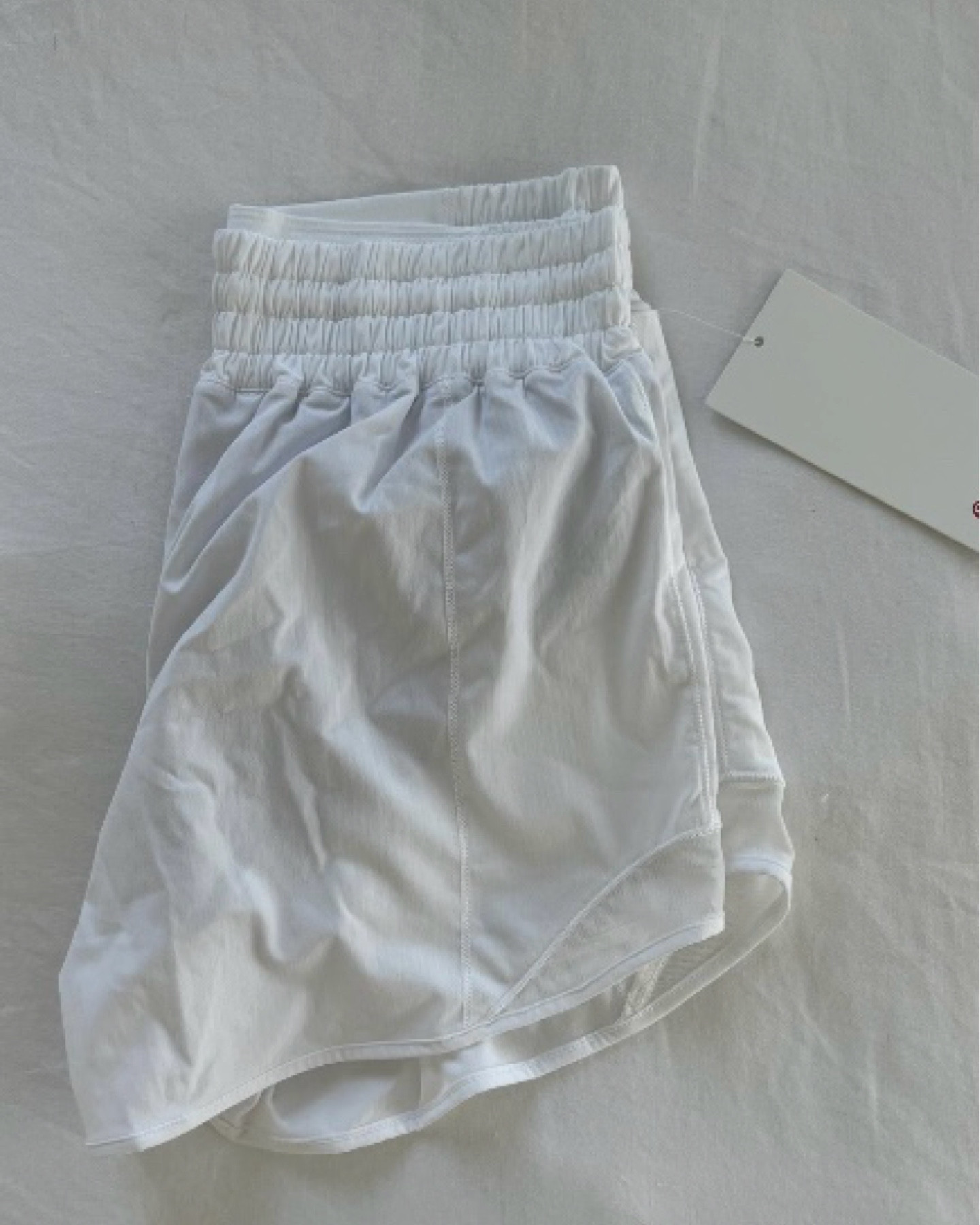 also snagged the white hotty hot 4"!! i'm obsessed idk why ive never worn these so worth the $ #lululemon 

#LTKstyletip #LTKfindsunder100