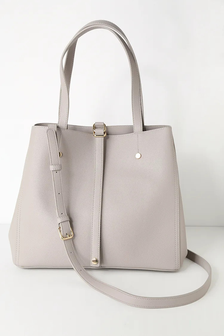 Back to Business Grey Tote | Lulus