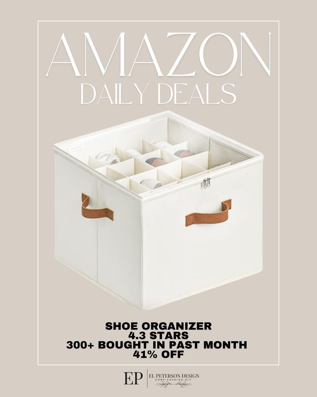 Amazon Daily Deal
Show organizers

#LTKSaleAlert #LTKHome