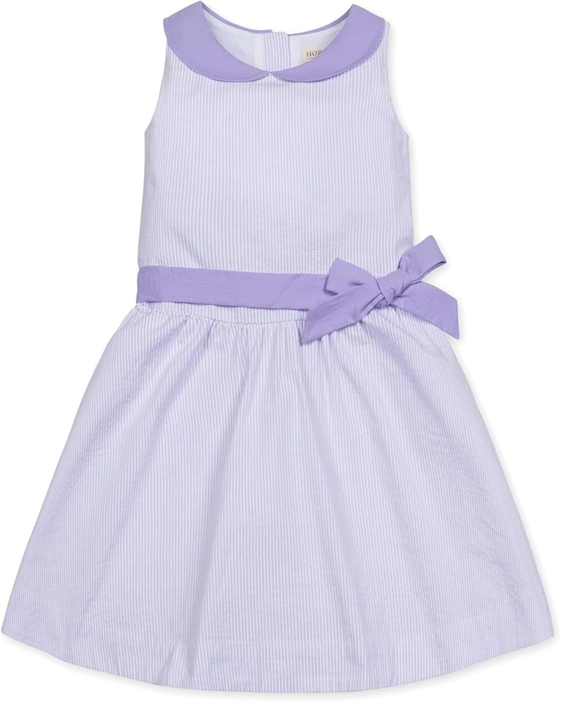 Hope & Henry Girls' Peter Pan Collar Seersucker Dress | Amazon (US)