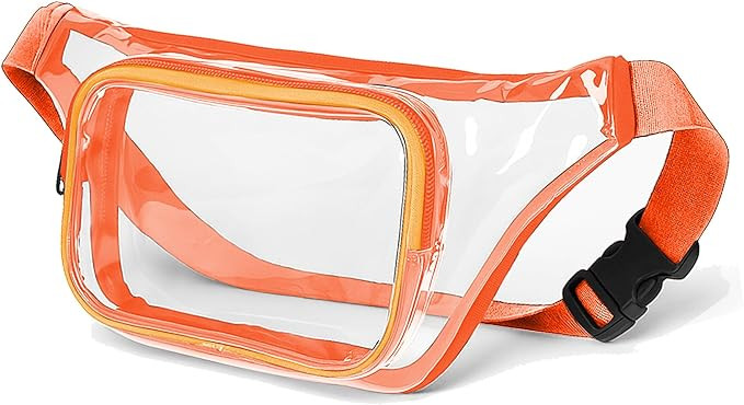 Nollia Clear Fanny Pack Stadium Approved – Transparent Waist Bag with Adjustable Strap and Zipp... | Amazon (US)