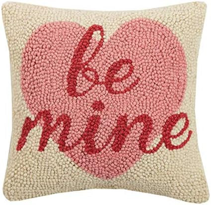 Peking Handicraft 30JES1586C10SQ Be Mine Hook Pillow, 10-inch Square | Amazon (US)