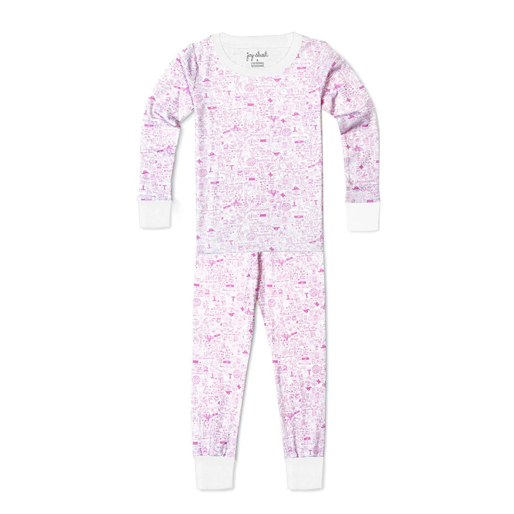 Dallas-Fort Worth Two Piece Pajamas | Joy Street Kids LLC