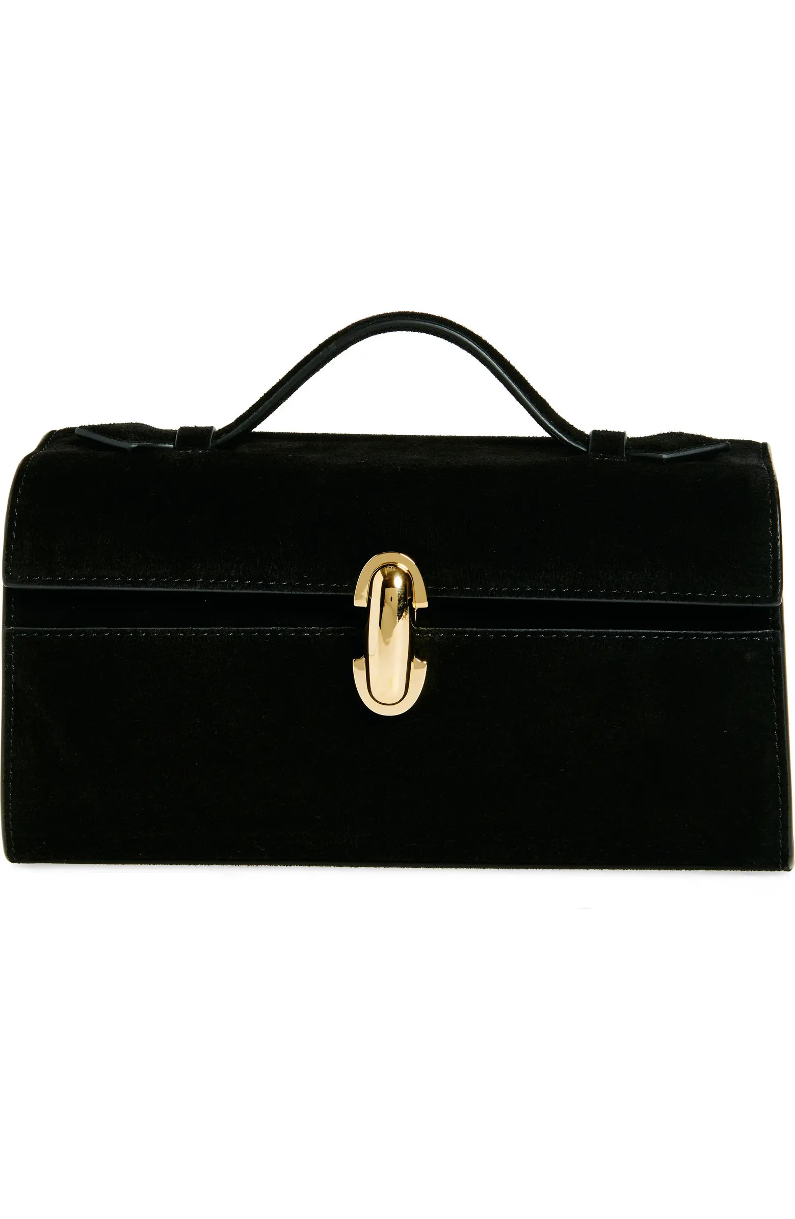 SAVETTE Symmetry Suede Top Handle Bag | Nordstrom | Nordstrom