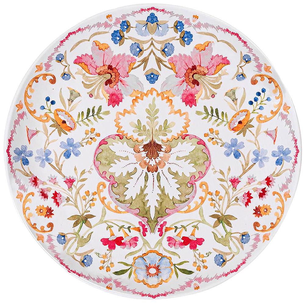 Juliska Sofia French Country Floral Pattern Melamine Dinner Plate | Kathy Kuo Home