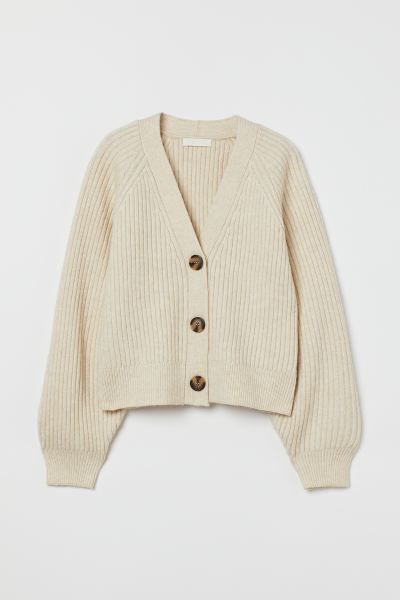 Rib-knit cardigan
							
							£24.99 | H&M (UK, MY, IN, SG, PH, TW, HK)