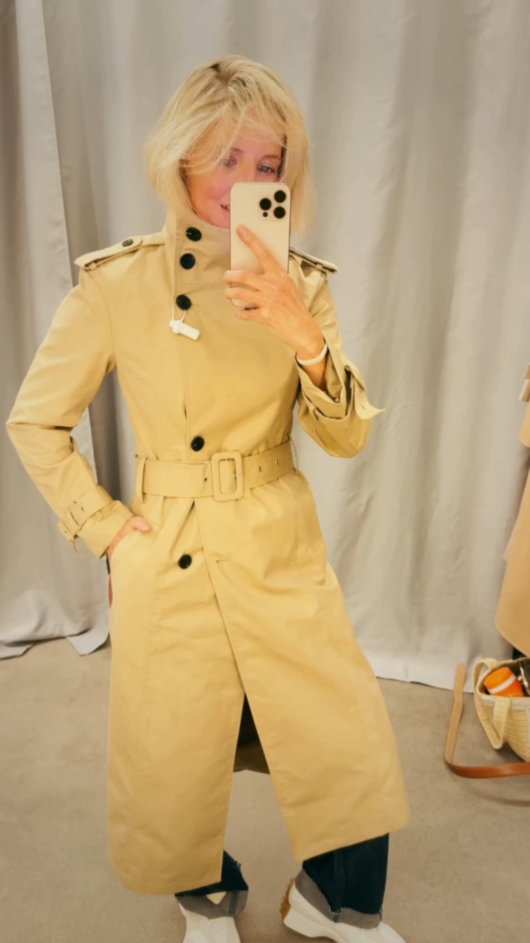 Love the modern twist on this trench #NSale