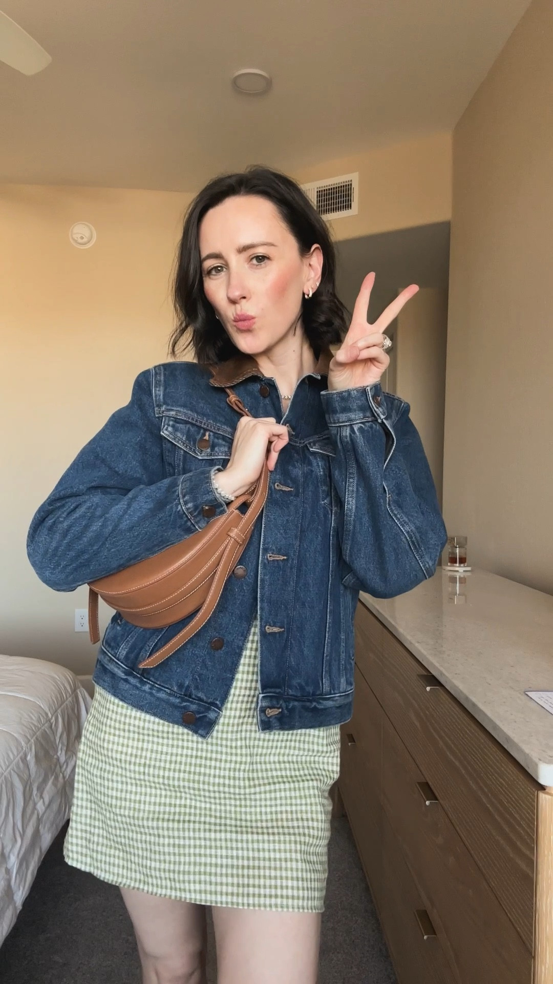 I was so excited to pull my favorite @Reformation dress back out of my closet this weekend! I’m loving the warm weather we’ve been having here in Scottsdale! ☀️💚 

#LTKdayinmylife #LTKgrwm #LTKootd