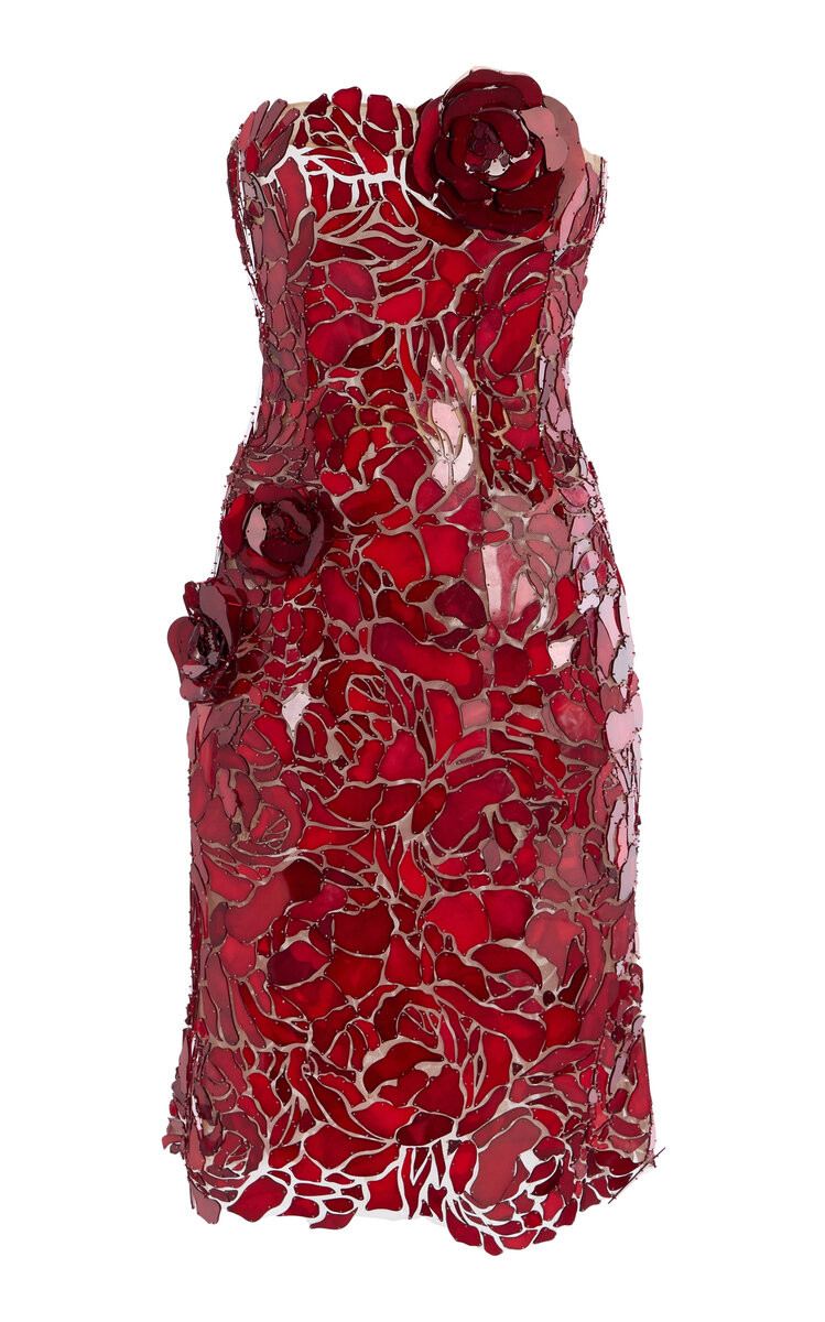 Mosaic-Embellished Tulle Mini Dress | Moda Operandi (Global)