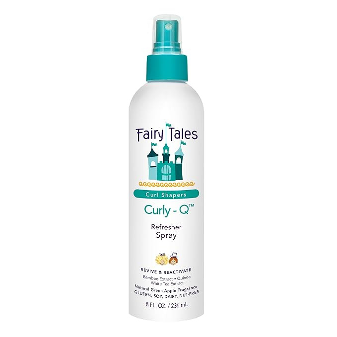 Fairy Tales Curly-Q Curl Refresher Spray for Curly Hair Kids, Lightweight Curl Spray - Define Cur... | Amazon (US)