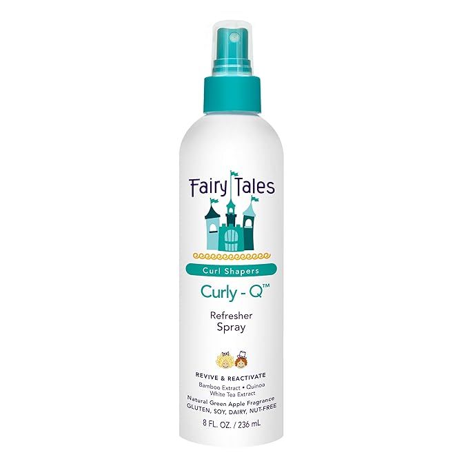 Fairy Tales Curly-Q Curl Refresher Spray for Curly Hair Kids, Lightweight Curl Spray - Define Cur... | Amazon (US)