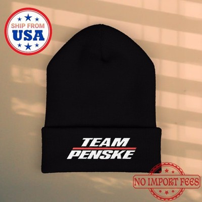 Team Penske Racing Black Beanie Hat Size Adult | eBay US
