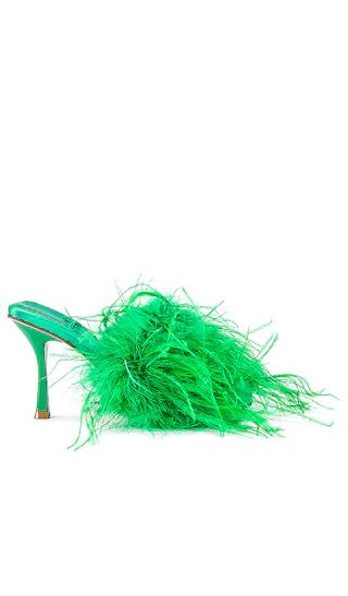 Chauffeur Feather Mule in Bright Green | Revolve Clothing (Global)