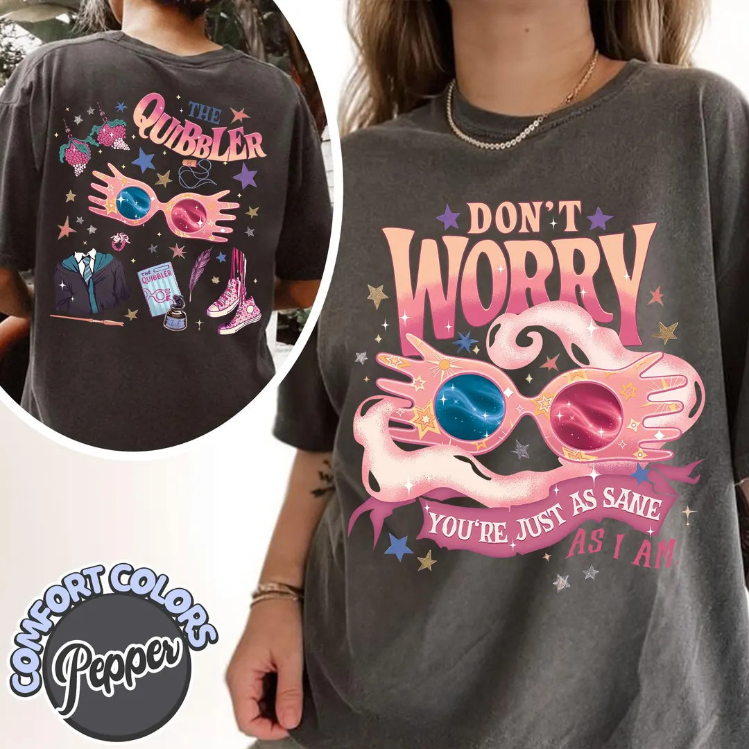 Wizard School Fandom Comfort Colors Shirt,wizard School House Tee, the Quibbler Shirt, Just as Sa... | Etsy (US)