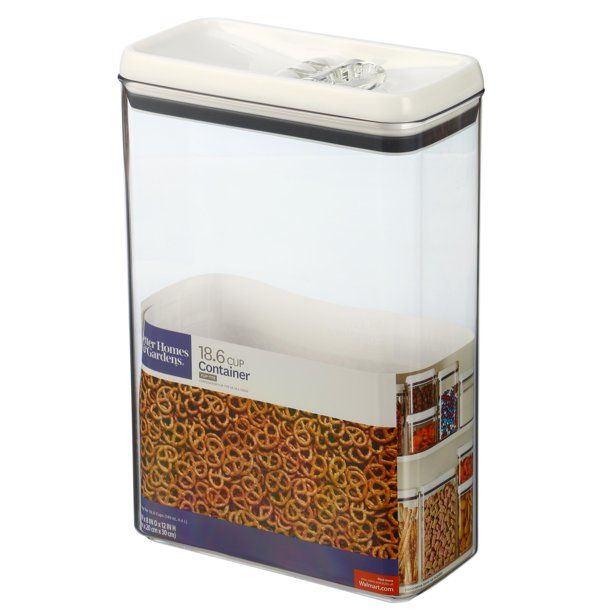 Better Homes & Gardens 18.6-cup Rectangle Container | Walmart (US)