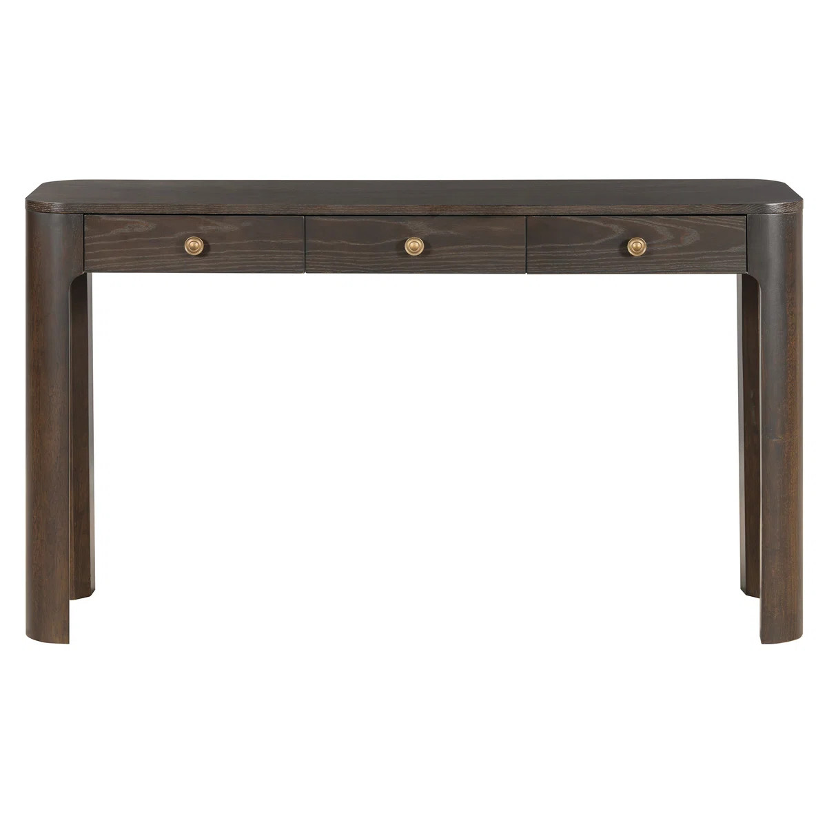 Solstice Classic Retro Console Table With 3 Drawers And Solid Wood Legs | Wayfair North America