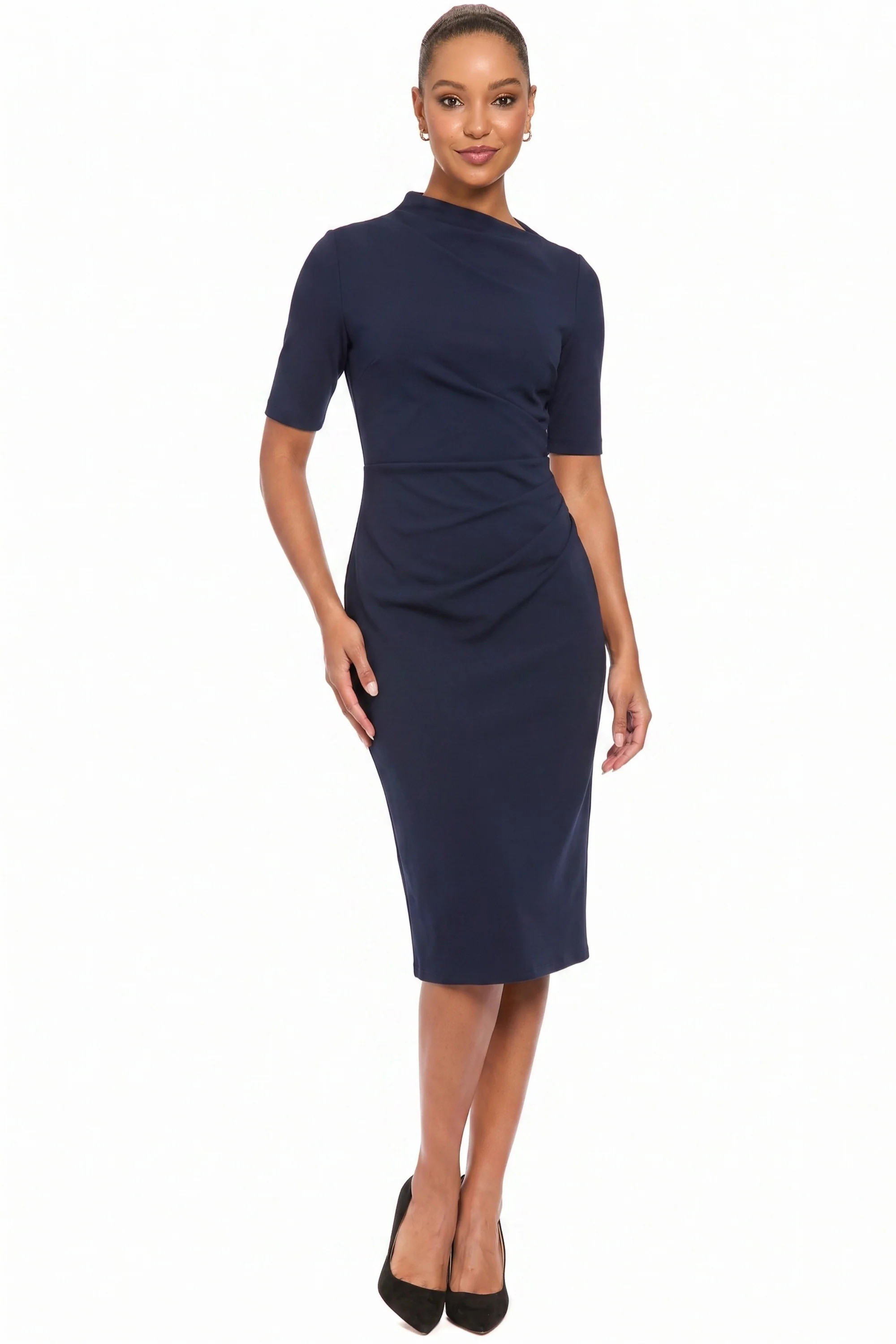 Erin Midi Half Sleeve Dress | Maggy London