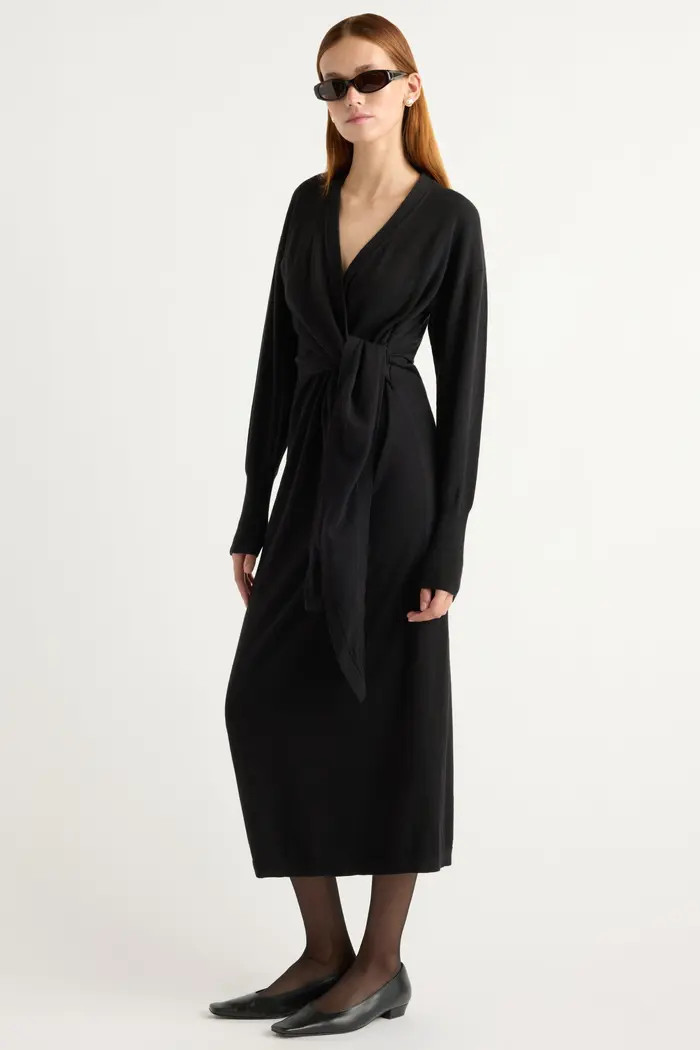 Linden Front-Wrap Sweater Dress | Nordstrom