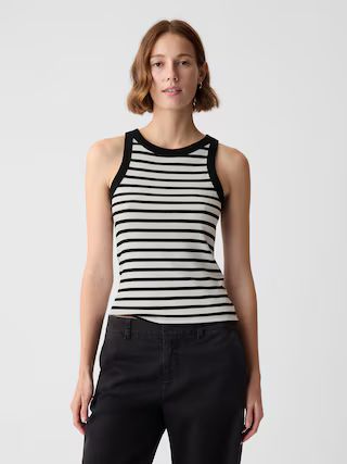 Modern Rib Halter Tank Top | Gap (CA)