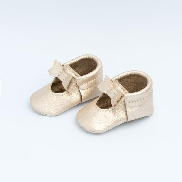 Platinum Ballet Flat Bow Mocc | Freshly Picked