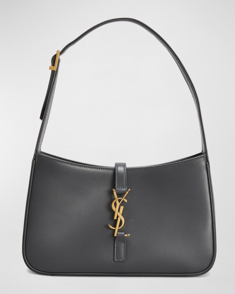 Saint Laurent YSL Soft Leather Hobo Shoulder Bag | Neiman Marcus