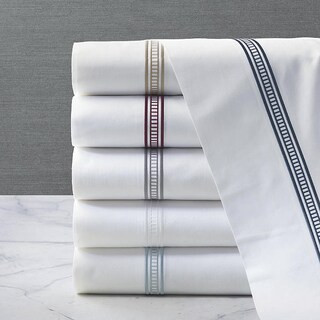Frontgate Resort Collection™ Ladder Stitch Sateen Sheet Set | Frontgate