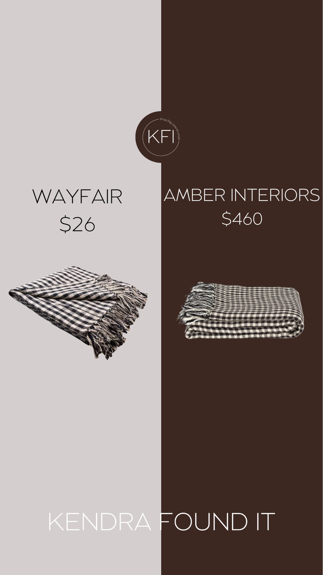 Amber interiors blanket dupe! ✨ Love the designer look but not the price tag? This gingham check throw blanket is the perfect dupe for the Amber Interiors Mandi Checkered Throw Blanket—giving you that same high-end, effortlessly layered style for a fraction of the cost! The classic checkered pattern brings a timeless touch to any space, whether draped over a bed, styled on a sofa, or folded in a basket for that cozy, lived-in feel.

This blanket is perfect for organic modern decor, warm minimalism, and vintage-inspired home styling. The neutral tones and soft, woven texture make it an easy addition to any space, whether you love modern farmhouse, rustic contemporary, or California casual interiors. If you're looking for an affordable designer-inspired throw blanket to elevate your space, this one is a must-have! 

 #LTKHome #LTKSaleAlert #LTKFindsUnder50