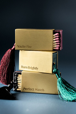 Engraved Metal Matchbox | Anthropologie (US)