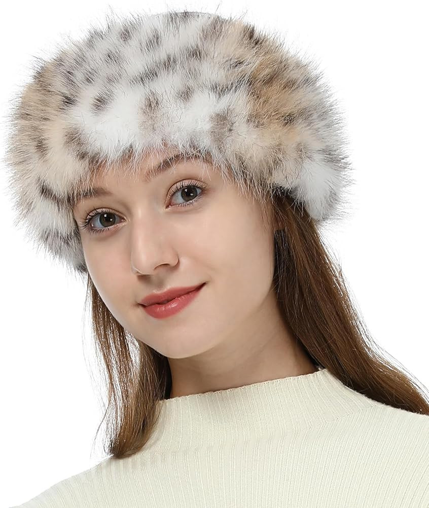 LA CARRIE Faux Fur Headband with Stretch Women's Winter Earwarmer Earmuff | Amazon (US)