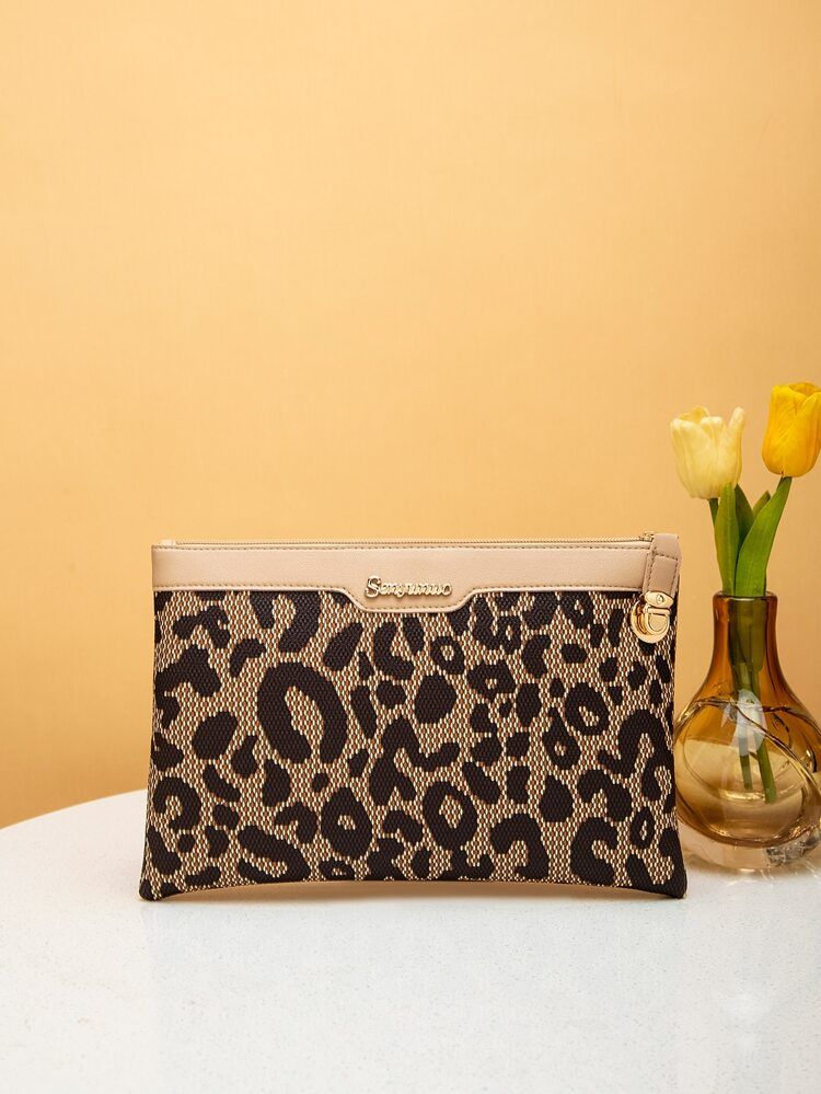Leopard Pattern Long Wallet | SHEIN