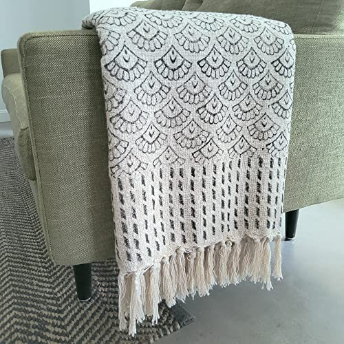 Warm Toast Designs Boho Throw Blanket - Throw Blanket for Couch - Lightweight Throw Blanket - 100... | Amazon (US)