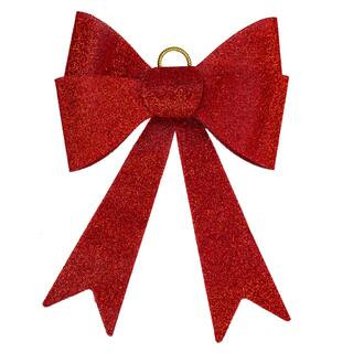 23" LED Red Tinsel Bow Christmas Decoration | Michaels | Michaels Stores