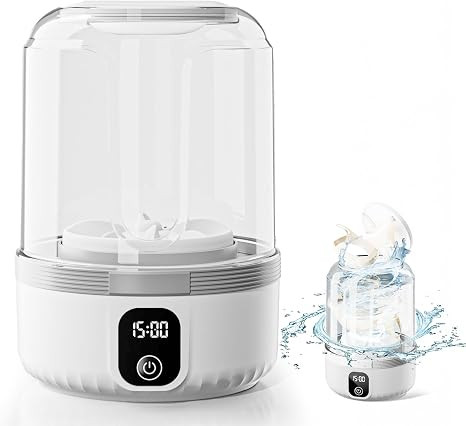 Underwear Washing Machine, Upgrade 1.5L Mini Portable Washing Machine Rechargeable Underwear Wash... | Amazon (US)