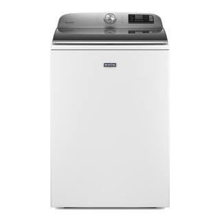 Maytag 5.3 cu. ft. Smart Capable White Top Load Washing Machine with Extra Power Button, ENERGY S... | The Home Depot