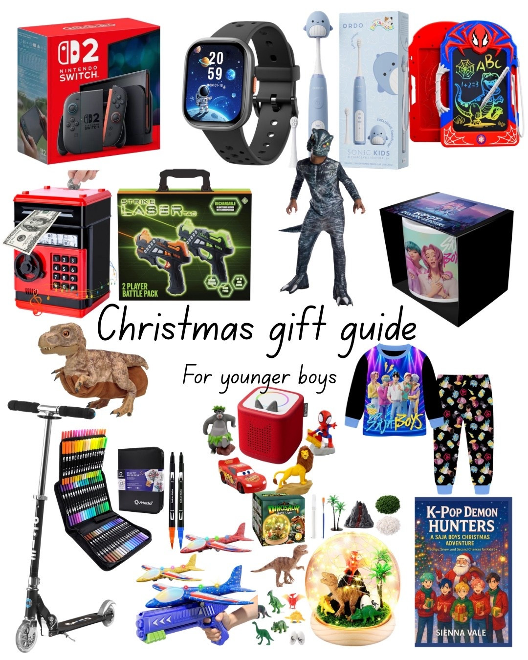 Gifts for younger boys 🛴🦖⌚️📚