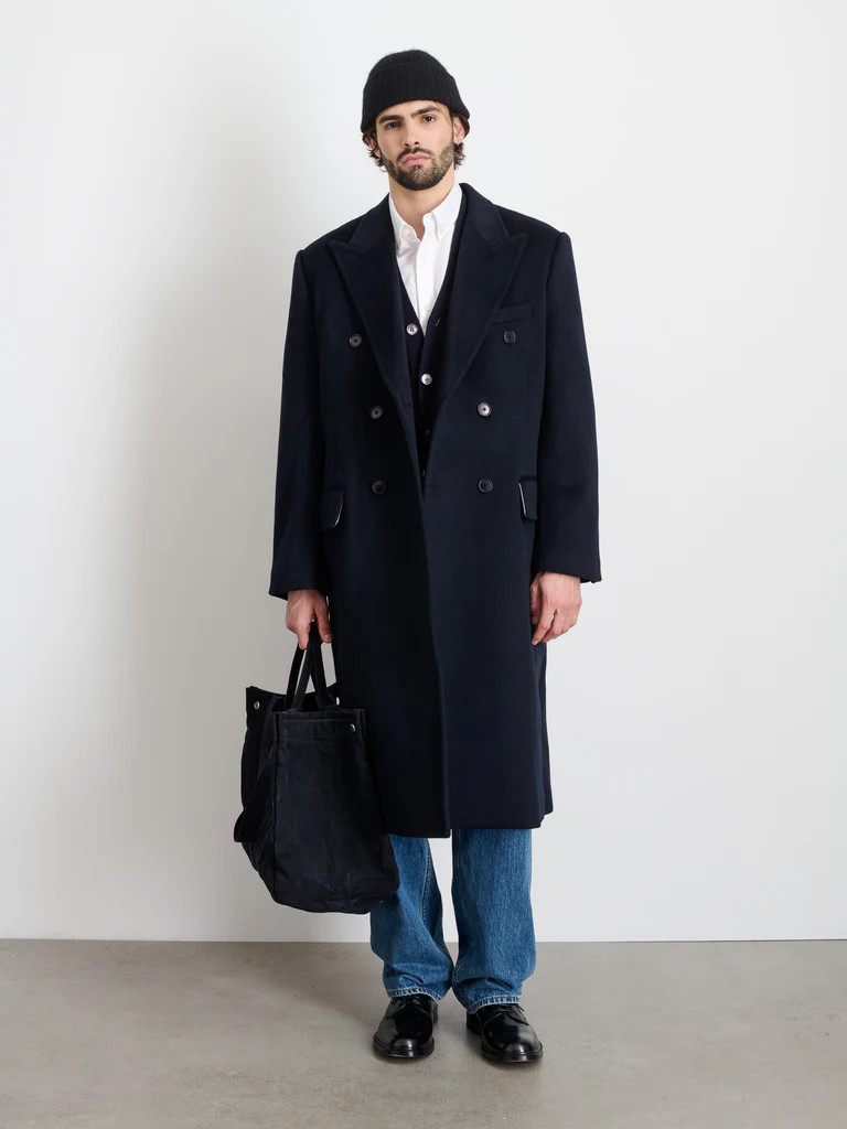 Double Breasted James Coat In Wool | Alex Mill